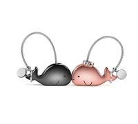 VGWON Delphin Süßes Paar Schlüsselanhänger mit Magnet, Romantisches Geschenk für Paar Pärchen Herren Damen Freund Freundin, Valentinstag und Weihnachten Geschenk