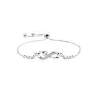 VGWON Infinity Herz Armband Damen Pandora Sterling Silber 925 Tennisarmband Verstellbar Geburtstag Feiertag Schulabschluss Weihnachten Hochzeitsgeschenk für Mama Freundin Schwester Nichte