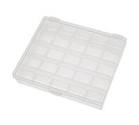 vhbw Aufbewahrungs-Box kompatibel mit Bernette 56, 15, 12, 65, 82e, 80e, 90e, 20, 66, 25, 37, 75, 70, 55, 38 Nähmaschinen-Spulen - Leer