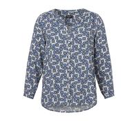 Via Appia Due - Bluse V-Ausschnitt 1/1 Arm Druck bleu multicolor - Gr. - 48