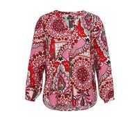 VIA APPIA DUE - Bluse V-Ausschnitt 1/1 Arm Druck pink multicolor - Gr. - 44