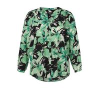 VIA APPIA DUE - Bluse V-Ausschnitt 1/1 Arm Druck schwarz multicolor - Gr. - 44