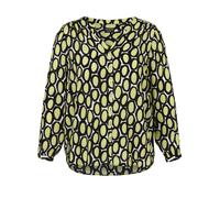 VIA APPIA DUE - Bluse V-Ausschnitt 1/1 Arm Druck schwarz multicolor - Gr. - 50
