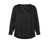 VIA APPIA DUE - Bluse V-Ausschnitt 1/1 Arm schwarz - Gr. - 50