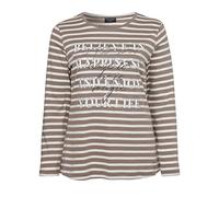 Via Appia Due Damen Modisches Langarmshirt mit Pailletten