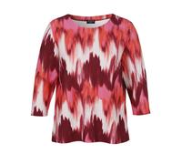 VIA APPIA DUE - Sweatshirt Rundhals 3/4 Arm Druck beere multicolor - Gr. - 54