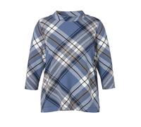 VIA APPIA DUE - Sweatshirt Stehkragen 3/4 Arm Druck bleu multicolor - Gr. - 46