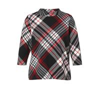 VIA APPIA DUE - Sweatshirt Stehkragen 3/4 Arm Druck schwarz multicolor - Gr. - 46