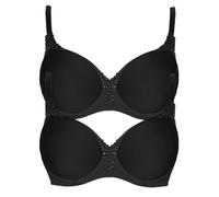 VIANIA! 2er Pack Spacer Bügel BH Carola 151414 Gr. 80 G in schwarz