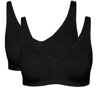 Viania BH ohne Bügel im 2er-Pack Cup B: 95 schwarz