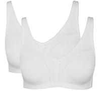 Viania BH ohne Bügel im 2er-Pack Cup C: 80 weiß