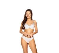 VIANIA! Bügel-BH 231401 Vanessa mit gefütterten Cups und Netzeinsatz große Größen Farbe Weiß, Größe:90, Cup:E