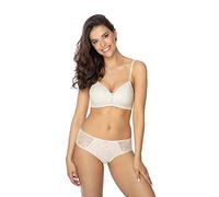 VIANIA! Soft-BH 214461 Carmen ohne Bügel gemoldete Cupschalen schmale Träger Farbe Cream, Größe:95, Cup:D