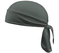 VIAUMBR Piratentuch Bandana Cap Durag Fahrrad Kopfbedeckung Motorrad Kopftuch unter Fahrradhelm Piraten Tuch Pirat Sommer Grau