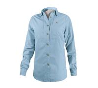 Viavesto Dias Damen Hemd Bluse langarm hellblau Größe 44 Farbgruppe blau blau Damen Hauptmaterial: 77% Polyamid, 23% Baumwolle | Mesh: 100% Polyester