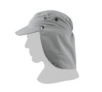 Viavesto Eanes Kappe Kopfbedeckung Nackenschutz grau Größe XL Farbgruppe grau grau Herren Materialangaben: Hauptmaterial: 77% Polyamid, 23% Baumwolle | Mesh: 100% Polyester