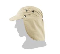 Viavesto Eanes Kappe Kopfbedeckung Nackenschutz sand Größe S Farbgruppe beige beige Damen Materialangaben: Hauptmaterial: 77% Polyamid, 23% Baumwolle | Mesh: 100% Polyester