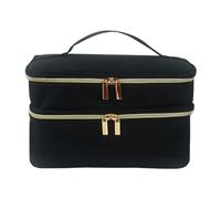 Vibhgtf Nähbeutel - Doppelschichtige Nähbox für Nähzubehör |. Way Zipper Nähwerkzeughalter mit wasserdichtem Nadelclip mit großer Kapazität für Nähwerkzeuge