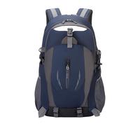 Vibhgtf Wanderrucksack, 40 l, leichte Camping-Tasche, Organizer, großer Rucksack für Männer, Frauen, Outdoor, Angeln, Radfahren, Reisen, Klettern, Bergsteigen, Dunkelblau, Consulte la descripción