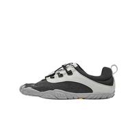 Vibram Herren V-Run Retro Sneaker, Schwarz und Grau, 49 EU Schmal