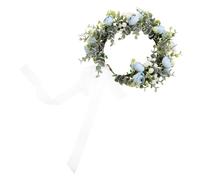 VICASKY 1 Stück Blumenkranz Haarschmuck für Braut Handgefertigter Haarreif Blau für Hochzeiten Verlobungen und Partys Leicht und Bequem zu Ergänzung für Ihr Outfit