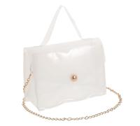 VICASKY 1 Stück Transparente Kosmetiktasche für Reisen Aufbewahrung von Make Up und Toilettenartikeln Vielseitig Einsetzbarer Organizer für Damen mit Praktischer Außentasche für Karten und