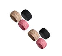 VICASKY 6 Stück Teiliges Warmes Gestricktes Damen Haarband aus Weichem Wollgarn Breites Hautfreundliches Stirnband für Gesichtspflege Makeup Sport und Yoga im Herbst und Winter
