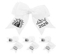 VICASKY Haarschleifen zur Abschlussfeier 2026 für Damen und Mädchen 4 Stück pack aus Satin mit Großer Schleife Leicht und Kompakt Elegantes Design für Haar und Party