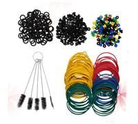 VICASKY Nähmaschine Set Maschinengummibänder Silikon Nadelkissen Nadelreinigungsbürsten-set Für Werkzeugmaschine