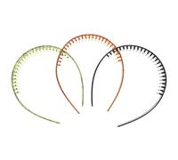 VICASKY Zahnstirnbänder Elegantes und Schlichtes Haarband 3 Stück pack für Damen aus Kunststoff mit Festen Zähnen für Sport und Alltag