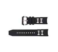 Vicdason Ersatzarmband für Invicta Russian Diver, schwarzes Gummi-Silikon-Invicta-Uhrenarmband, Mit Metalleinsätzen, 26mm, Taucher
