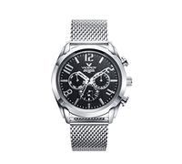 Viceroy 471195-55 Herren-Armbanduhr, multifunktional, Stahl, schwarzes Zifferblatt