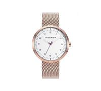 Viceroy Damen, Stahl IP Rose, cremefarbenes Zifferblatt., armband