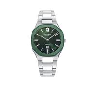 Viceroy Laura Escanes Damenuhr, Stahlgehäuse und grüne Keramiklünette, Saphirglas, Ref. 45002-63, silber