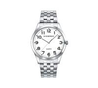 Viceroy Herren Analog Quarz Uhr mit Edelstahl Armband 42231-04