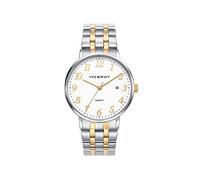 Viceroy Herren Analog Quarz Uhr mit Edelstahl Armband 42235-94