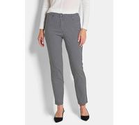 Vichy-Hose LOUISA in Seersucker Qualität schwarz 38 lang