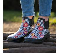 BECK Damen Boots 'Vichy' schwarz / weiß / rot / pink / orange, Größe 36, 6802286 Schwarz / Weiß / Rot / Pink / Orange 36