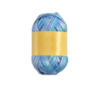 VICIYOO 100 g Kunstleder, glänzendes Häkelgarn, DIY-Handstrickgarn, Knäuel für Taschen, Decken, Kissen, Strick- und Häkelgarn