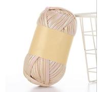 VICIYOO 100 g Kunstleder, glänzendes Häkelgarn, DIY-Handstrickgarn, Knäuel für Taschen, Decken, Kissen, Strick- und Häkelgarn