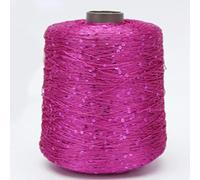 VICIYOO 500 g Glitzer-Fancy-Garn, Pailletten, Handhäkelgarn, Strickkleidung, Handarbeitsgarn mit Pailletten, Strickgarn, Handarbeitspailletten
