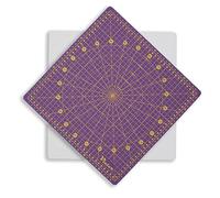Victor drehbare Schneidematte Violett 32x32cm selbstheilend | Geignet zum nähen und basteln (Violett, 32 x 32 cm)