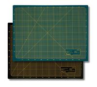 Victor Schneidematte Grün Schwarz 100x150cm 3-lagig Schneidematte XXL selbstheilend - Bastelunterlage - Schneideunterlage - Schnittmatte - Schreibtischunterlage - Unterlage Schreibtisch Nähen