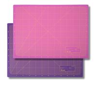 Victor Schneidematte Violett Pink 100x200cm 3-lagig Groß selbstheilend | Bastelunterlage - Schneideunterlage - Schnittmatte - Schreibtischunterlage - Unterlage Schreibtisch Nähen