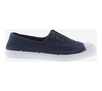 victoria Plimsoll 1915 GEFÄRBTES Canvas DREC & Gummiband Marino 36