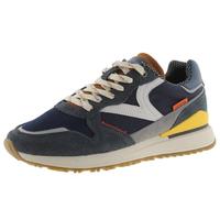 victoria 1985 Low-Top LEGGERA Nylon & Farbige & Spaltleder Teile & Retro-Logo 8802111 für Herren Marino 42