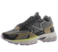 victoria 1985 Low-Top Mythos Netz & Farbige & Spaltleder Teile & Retro-Logo 8809103 für Damen GRIS 39