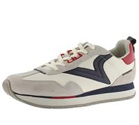victoria 1985 Low-Top SR 801 Nylon & Farbige & Spaltleder Teile & Retro-Logo 8801100 für Herren Crudo 44