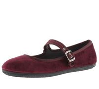 Victoria Damen Oda Mercedes Terciopelo Ballerinas, Burdeos, 42 EU