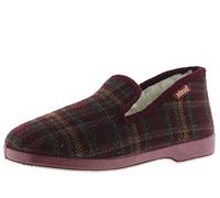 victoria Herren Pantoffeln 202001-MEN WAMBA KARO-Pantoffeln Confortable & SCHAFFELL Burdeos 48